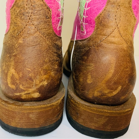 Marcie Bean Women’s Prickly Pear Pink Cactus Sensation Cowboy Boot SZ 8! - Picture 6 of 14